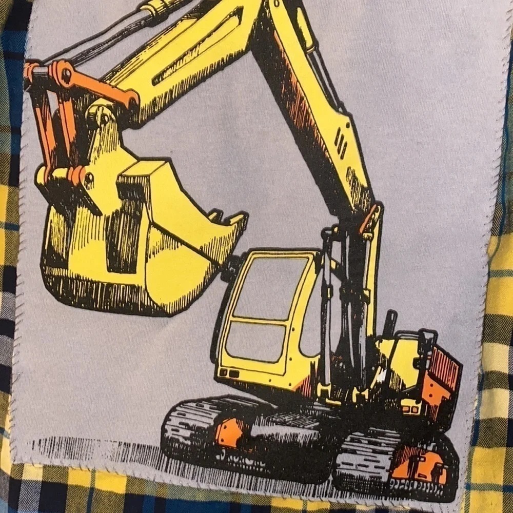 BOYS custom made flannel shirt